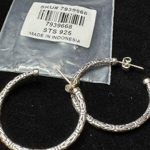 Classic 925 Sterling Silver Earrings